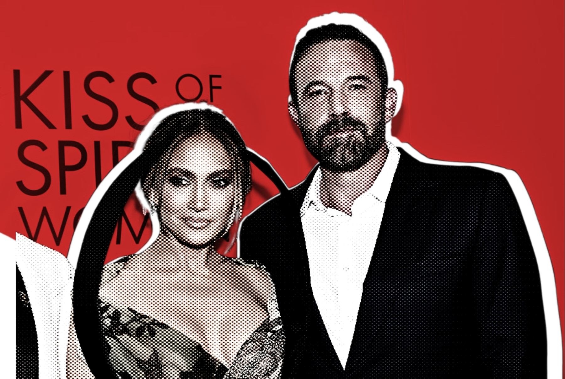Jennifer Lopez and Ben Affleck Appear Together at Premiere for 'Kiss of the Spider Woman.'